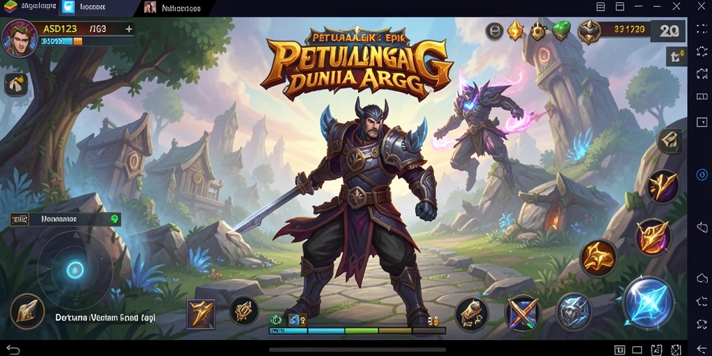 Screenshot menunjukkan aksi seru dalam gameplay ARPG.