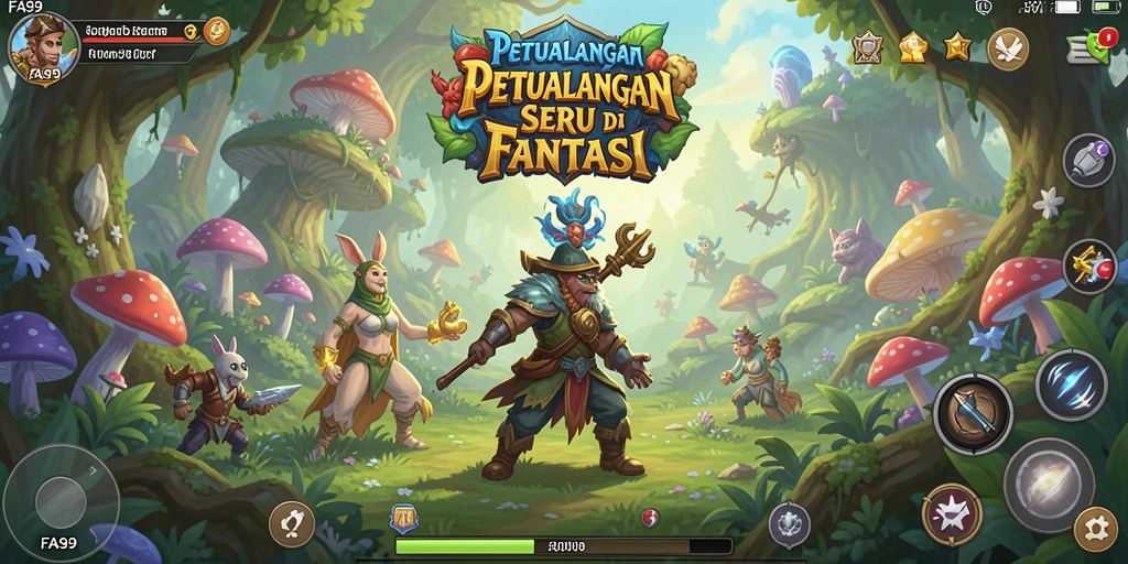 Gameplay seru dan penuh tantangan di dunia petualangan.