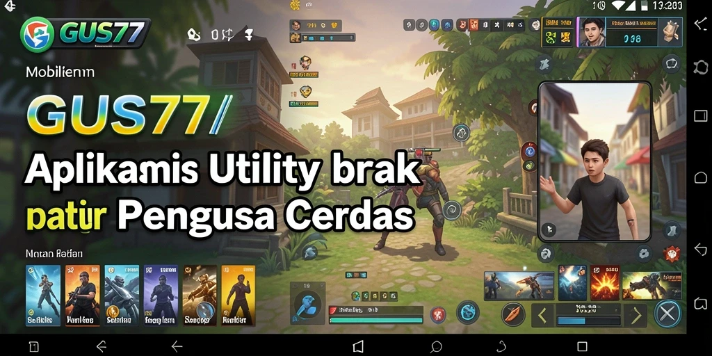 Tampilan antarmuka GUS77 yang intuitif dan modern.