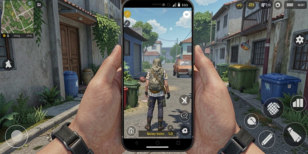 Gameplay KAKRP menampilkan simulasi kehidupan yang interaktif dan realistis.