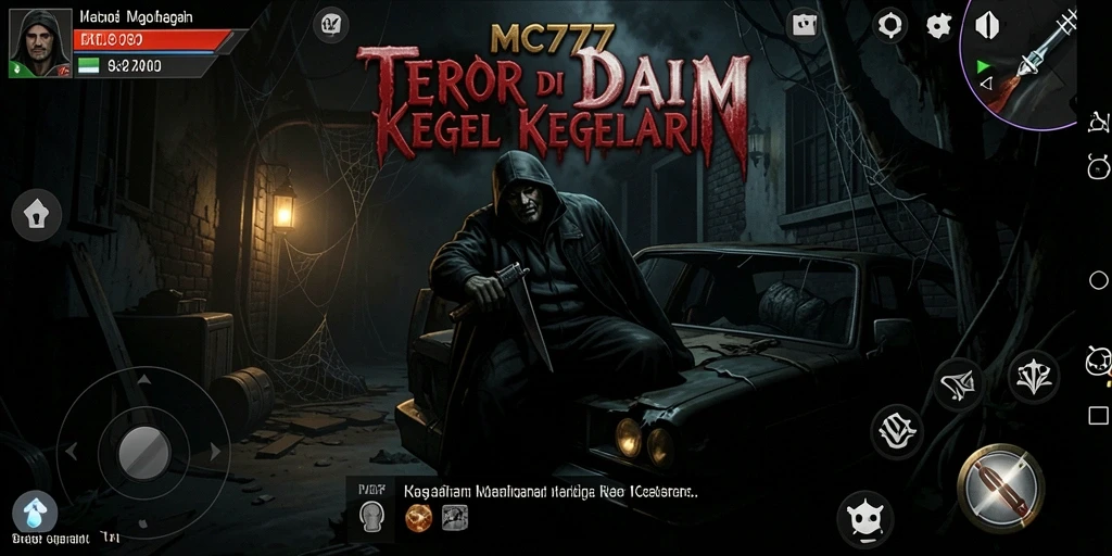 Screenshot gameplay mencekam dalam MC777.