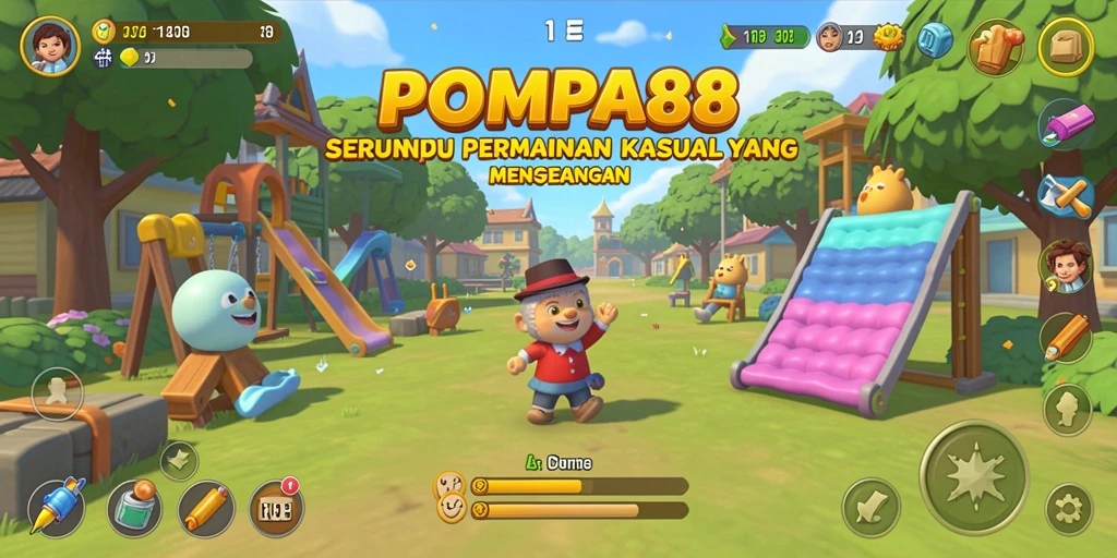 Screenshot utama POMPA88 yang menunjukkan gameplay yang menyenangkan.