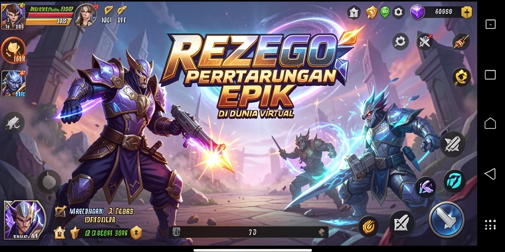 Tampilan aksi pertarungan hebat di REZEGO.