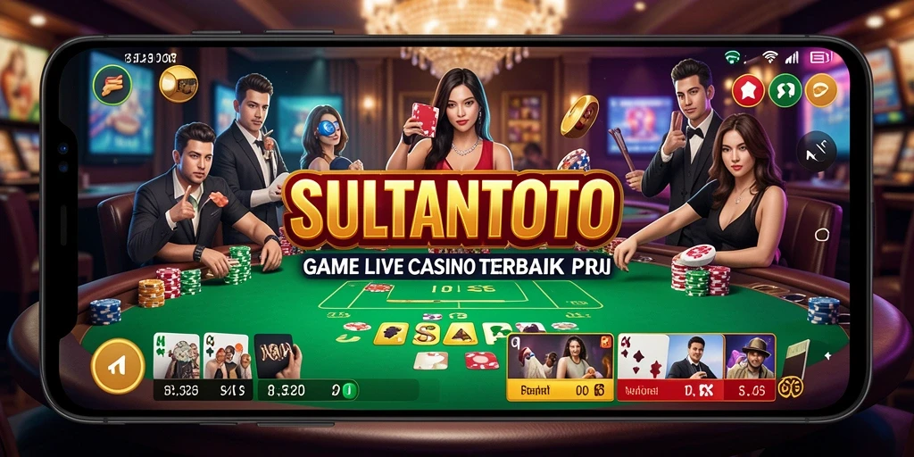 Gambaran tampilan gameplay SULTANTOTO Live Casino yang menarik.