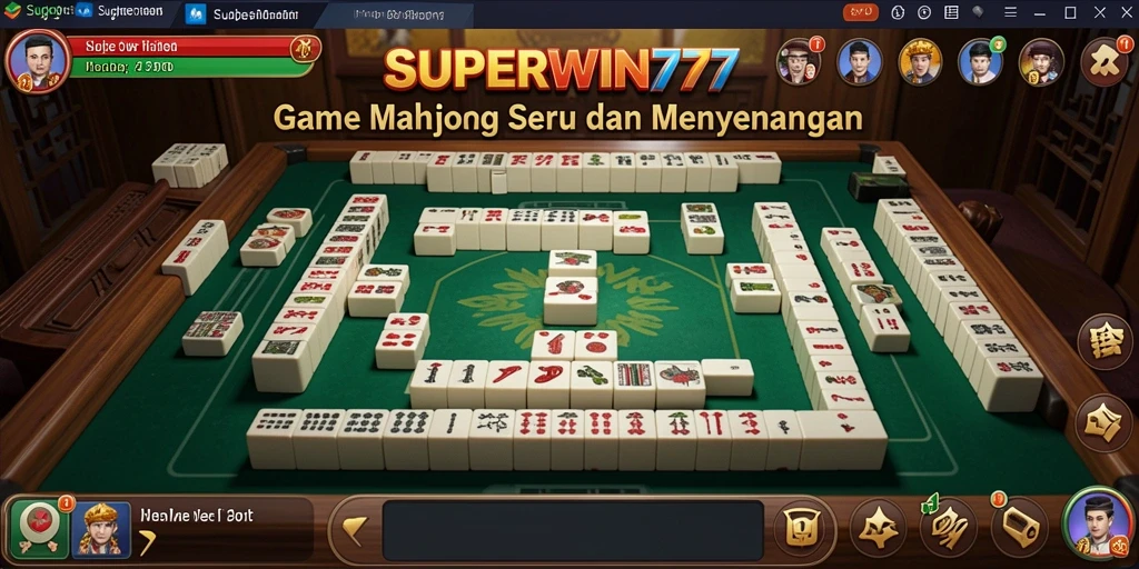 Gameplay menarik dari SUPERWIN777 dengan desain Mahjong yang cantik.